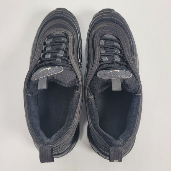 Nike Air Max 97 Triple Black Youth Sneakers 921522-011 US Size 5Y - Picture 7 of 8